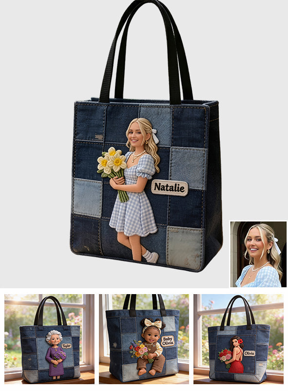 Custom Any Photo - Personalized Self Love All-Over Print Canvas Tote Bag