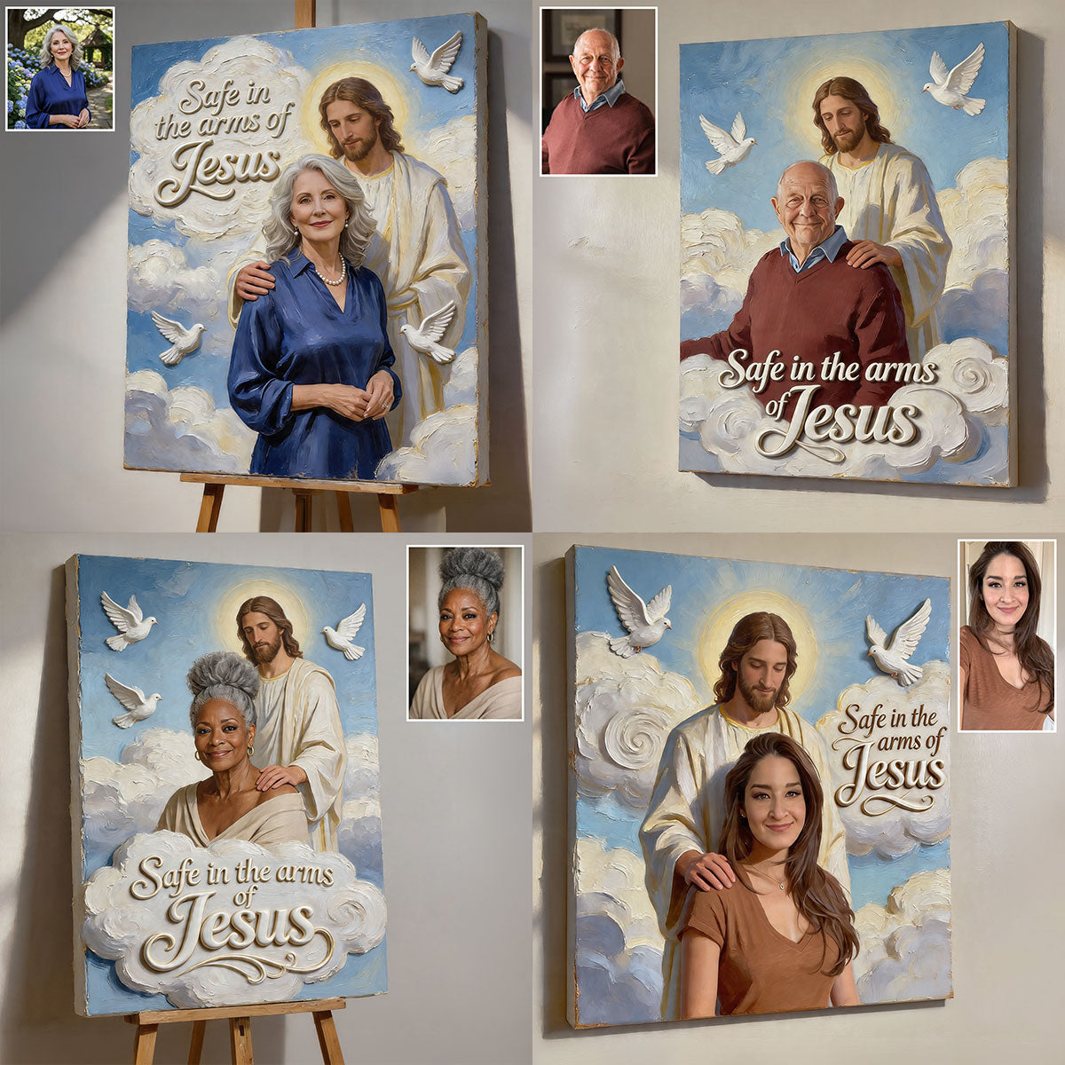 Custom Any Photo - Personalized Memorial Canvas And Poster