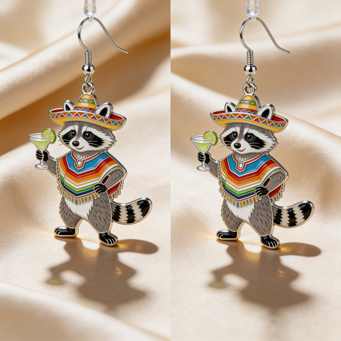 Custom Any Photo, Cinco De Mayo Earrings for Women - Personalized Dog Earrings