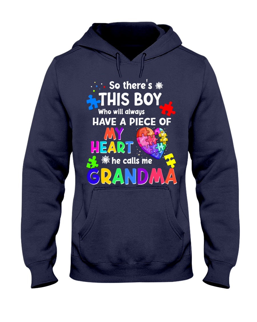 Autism Grandma - Autism Awareness T-shirt and Hoodie 0921