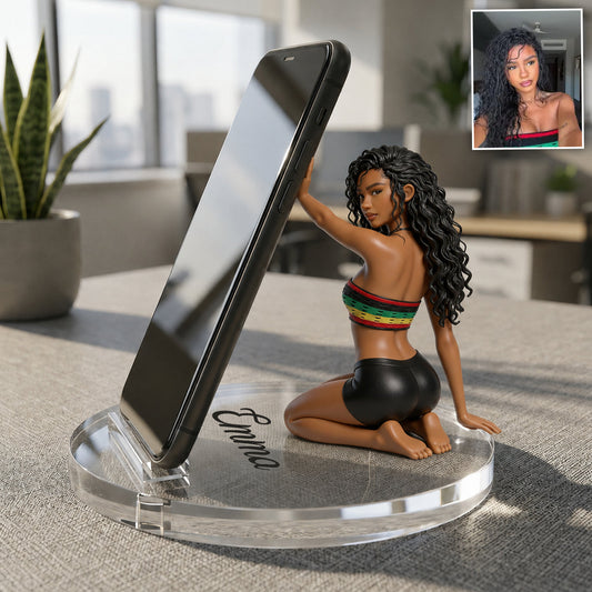 Let Me Hold It For You - Personalized Spicy Couple Phone/ Tablet Holder Stand