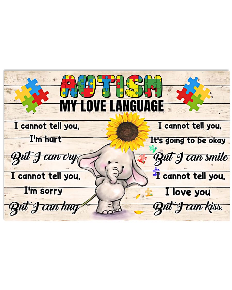 Autism My Language - Autism Awareness Poster 0921