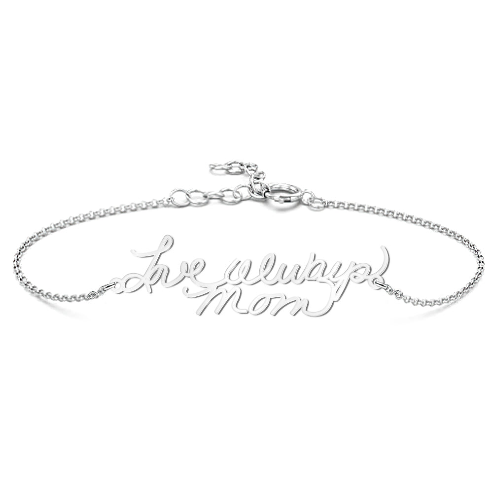 Any Handwritting - Personalized Handwriting Bracelet