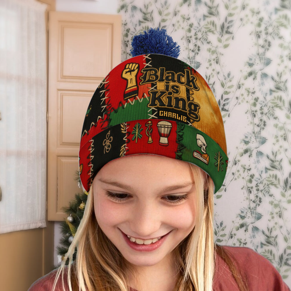 Black History Month - Personalized African American Beanie Hat
