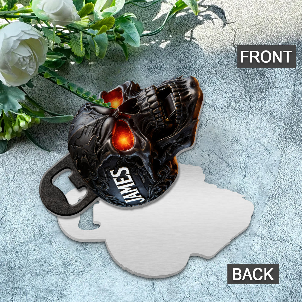 Cool Skull - Personalized Skull Bottle Opener