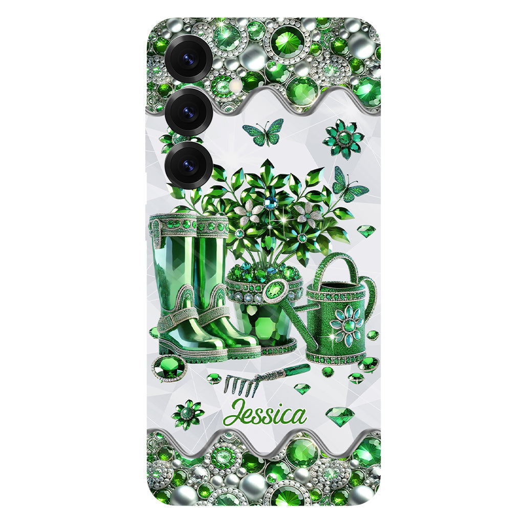 Just A Girl Who Loves Gardening - Personalized Gardening Full Print Phone Case
