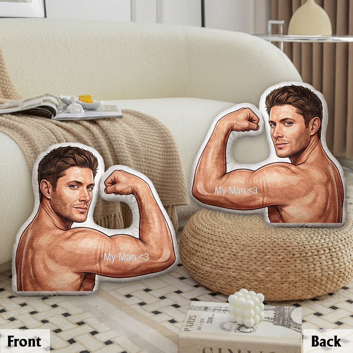 Funny Gift For Couple - Personalized Spicy Couple Premium Faux Fur Pillow