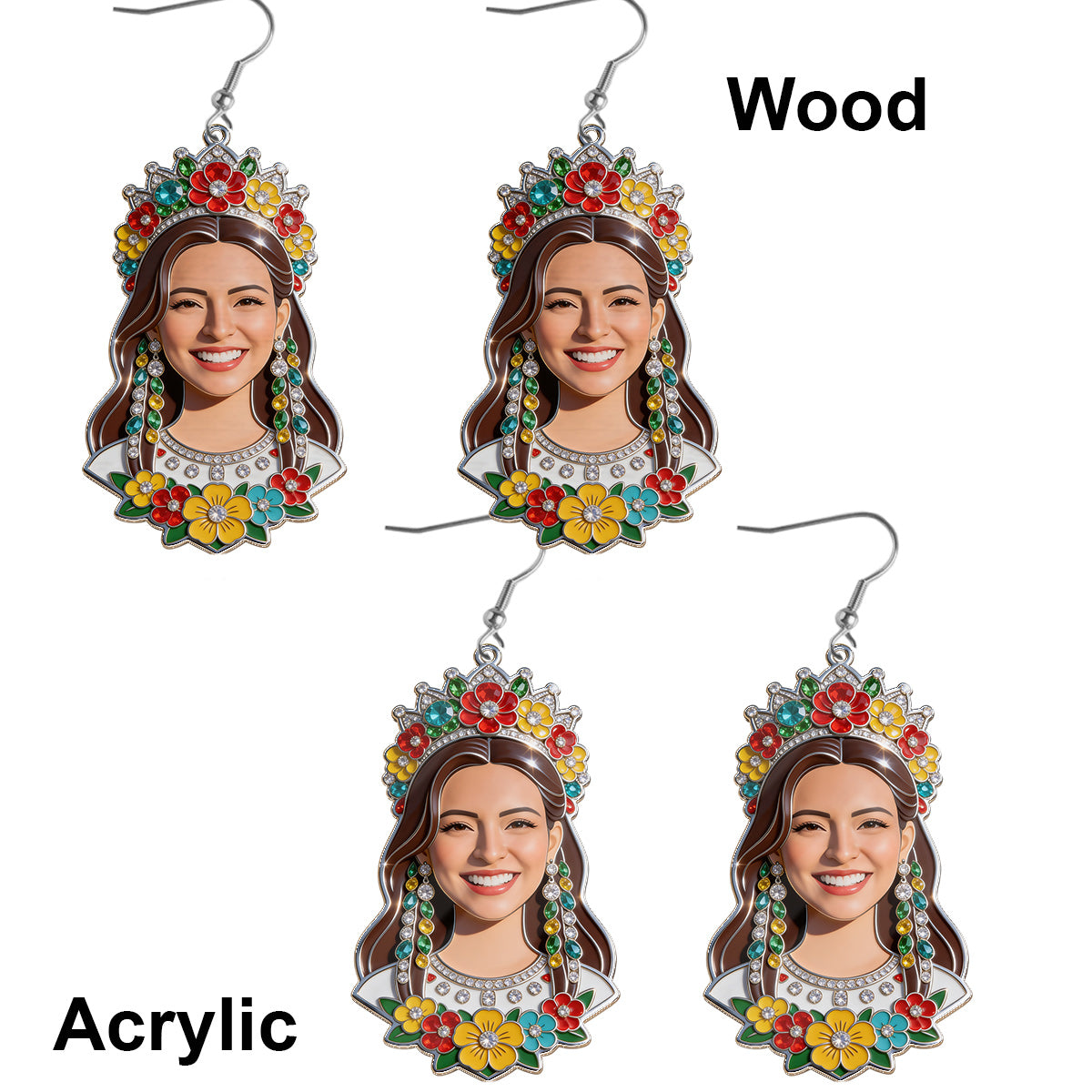 Cinco De Mayo, Mexican Vibes - Personalized Cinco de Mayo Earrings