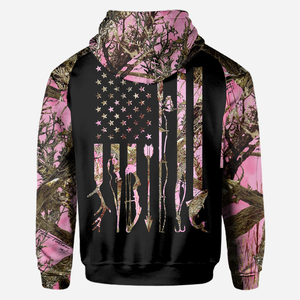 Fishing Girl - Personalized Fishing All Over Shirt