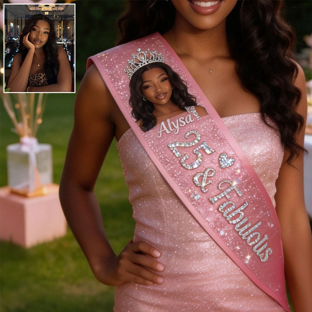 Birthday Girl/Boy Sash - Personalized Birthday Decorative Sash/ Ribbon
