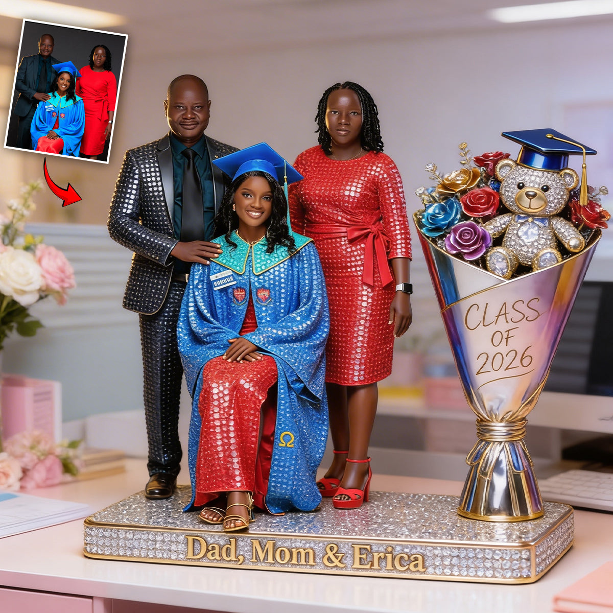 Custom Any Photo - Personalized Graduation Custom Shaped Acrylic Plaque