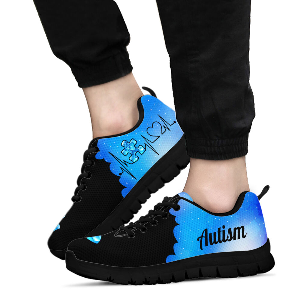 Heart Beat Autism Awareness Autism Awareness Sneakers 0622
