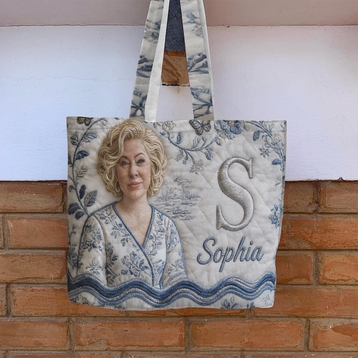 Custom Any Photo - Personalized Self Love Quilted Tote Bag