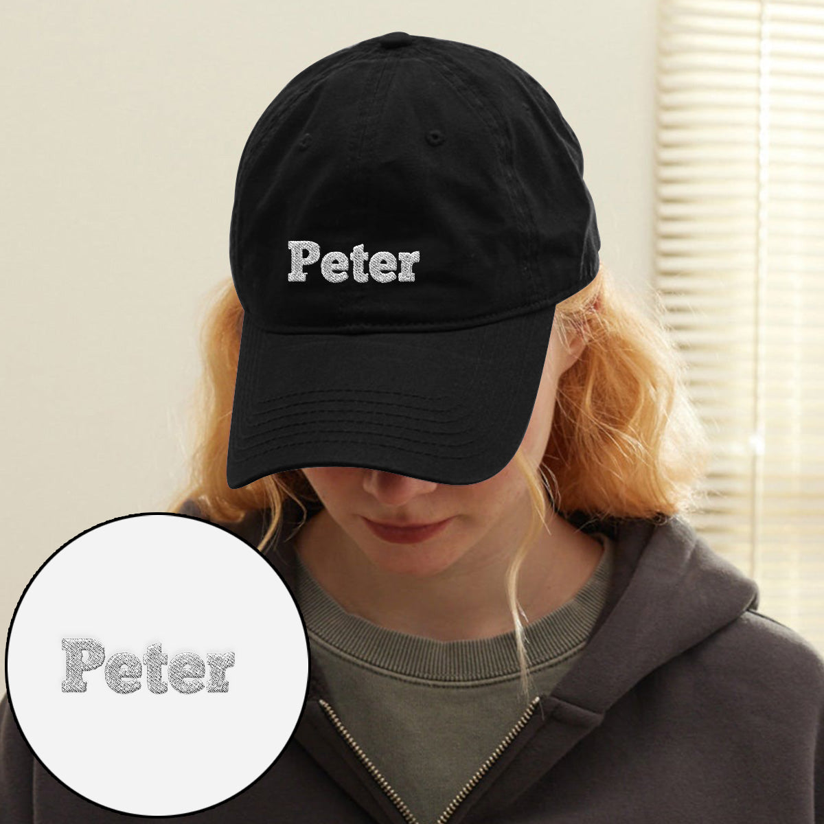 Custom Name - Personalized Son Embroidered Classic Cap