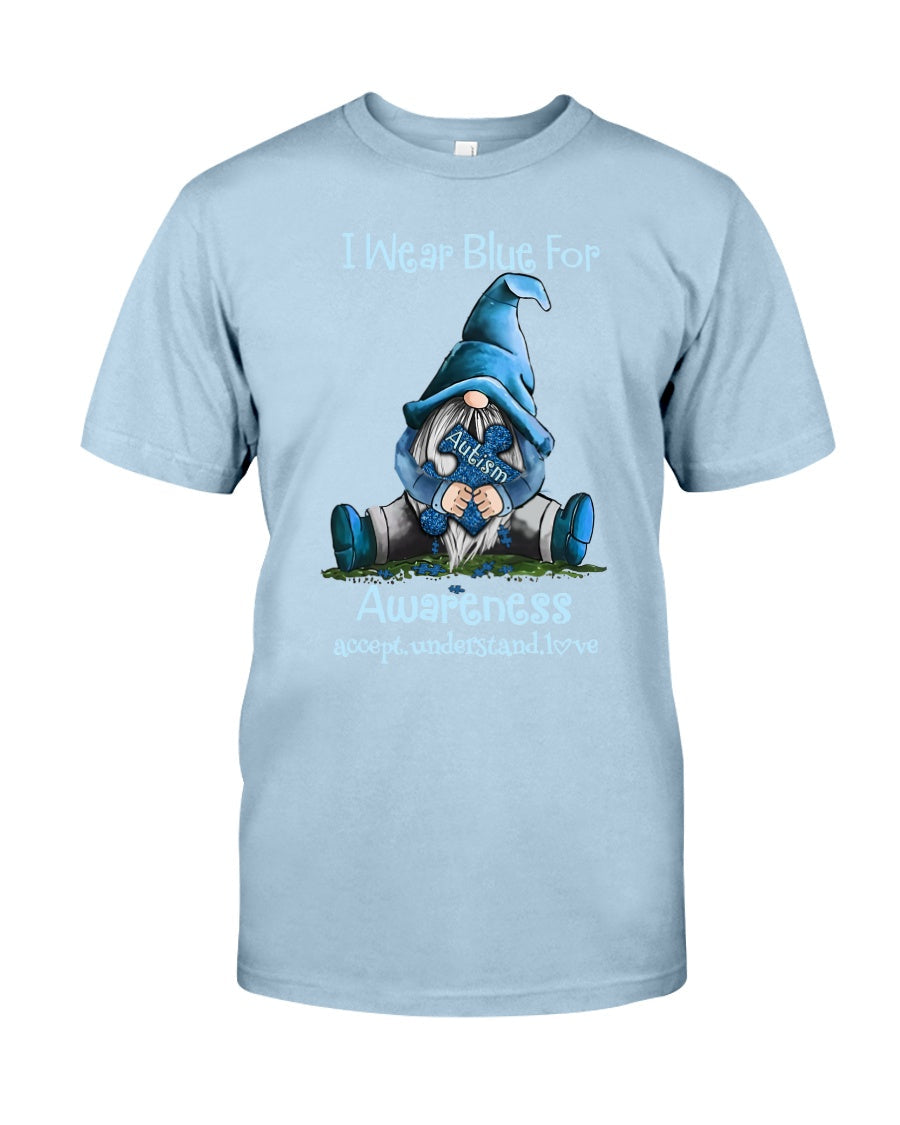I Wear Blue For Autism Awareness - T-shirt and Hoodie 0520