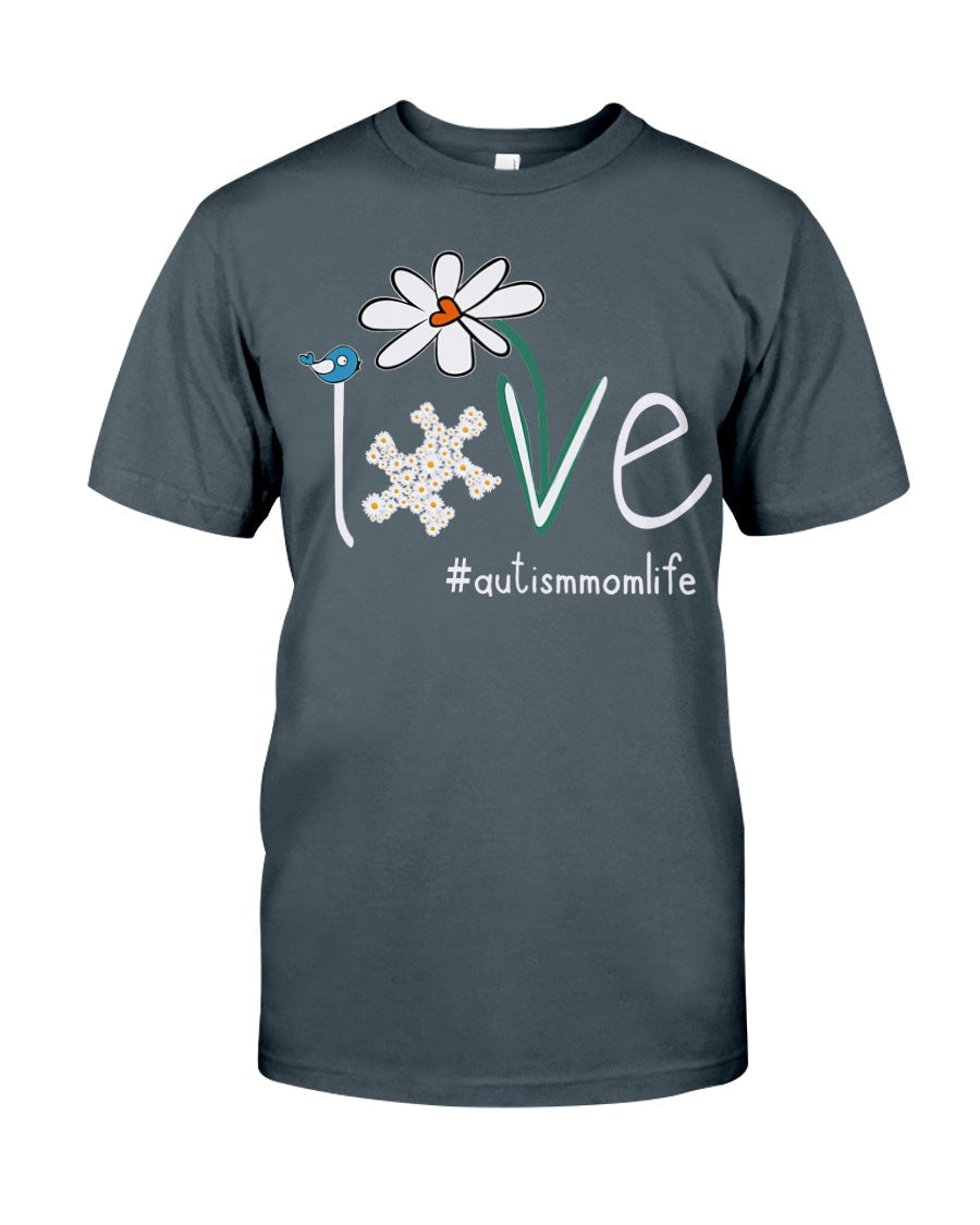A Big Piece Of My Heart Has Autism - Autism Awareness T-shirt and Hoodie 0921