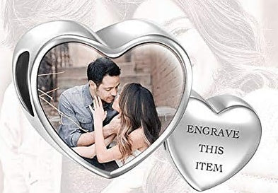 Any Photo - Personalized Heart Photo Charm