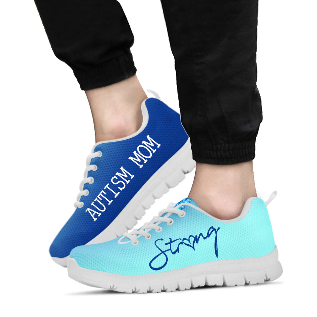 Autism Mom Stays Strong Autism Awareness Sneakers 0622