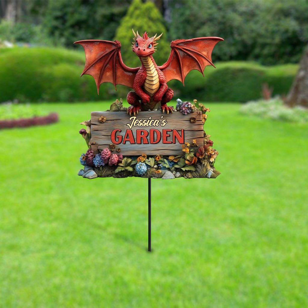 Dragon Metal Garden Art - Personalized Gardening Metal Garden Art