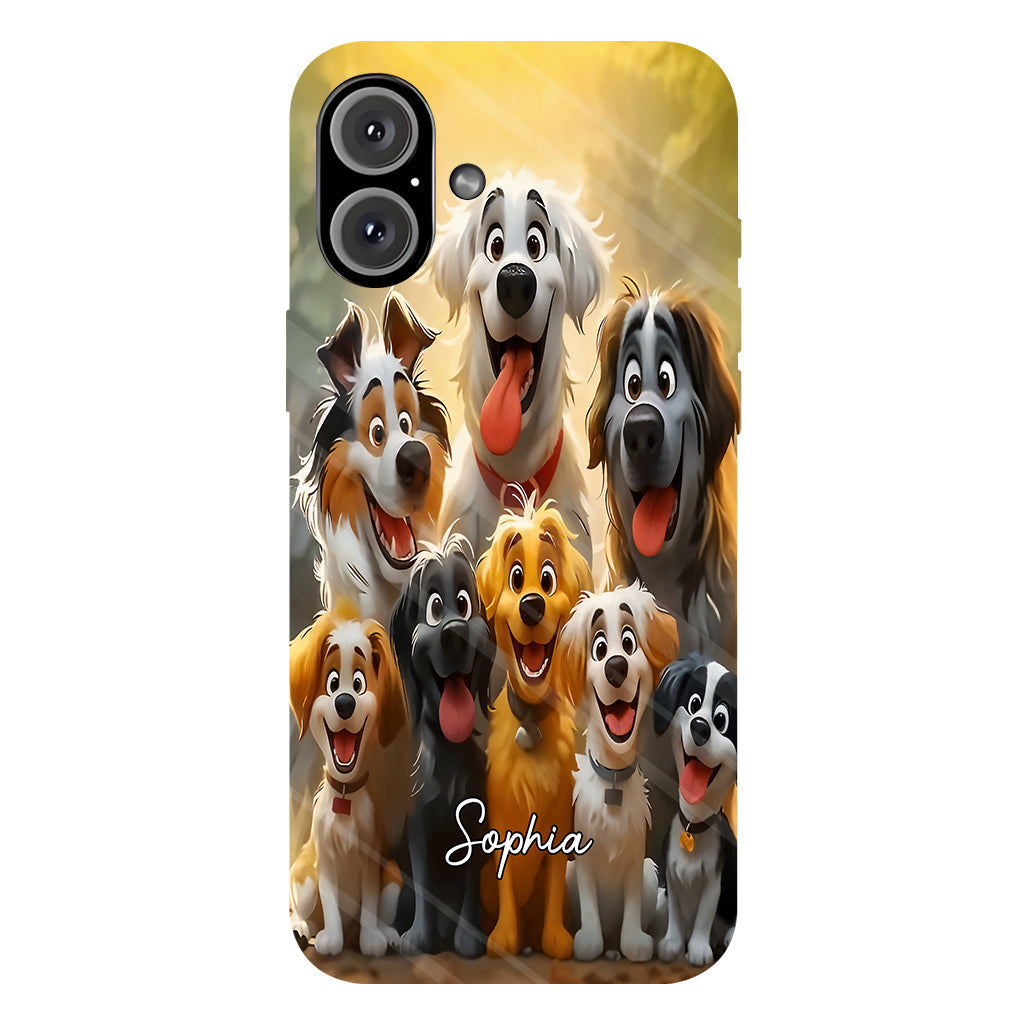 Just A Girl Who Loves Dogs - Personalized Dog Full Print Phone Case