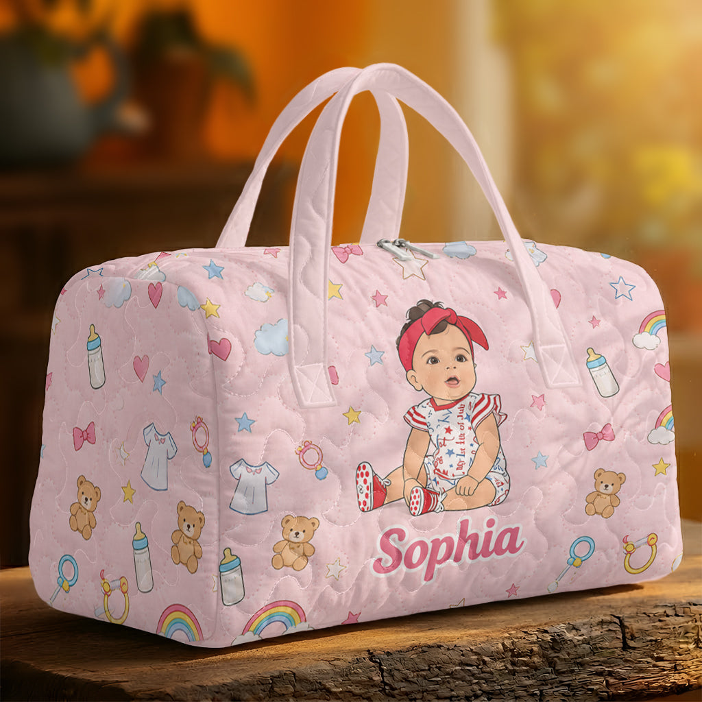 Custom Any Photo - Personalized Kid Quilted Duffle Bag
