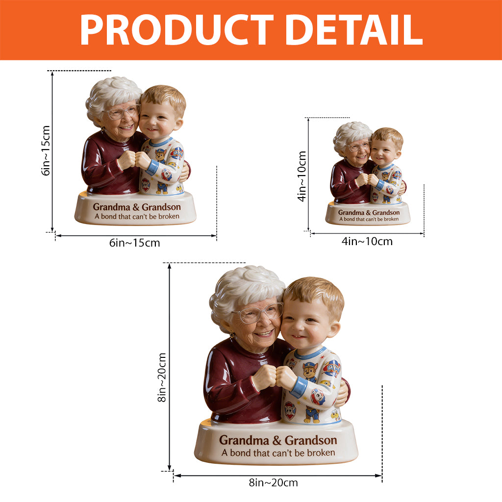 Eternal Bond - Personalized Grandma Custom Shaped Acrylic Plaque