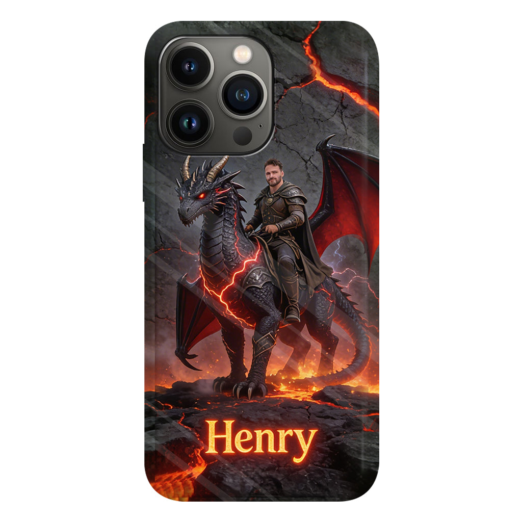 Flying With The Dragon - Personalized Dragon Full Print Phone Case