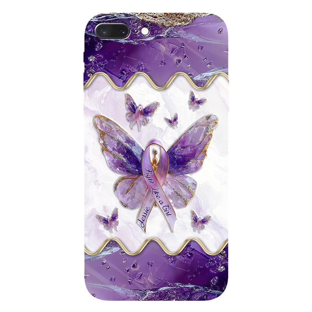 Fight Like a Girl - Personalized Lupus Awareness Full Print Phone Case