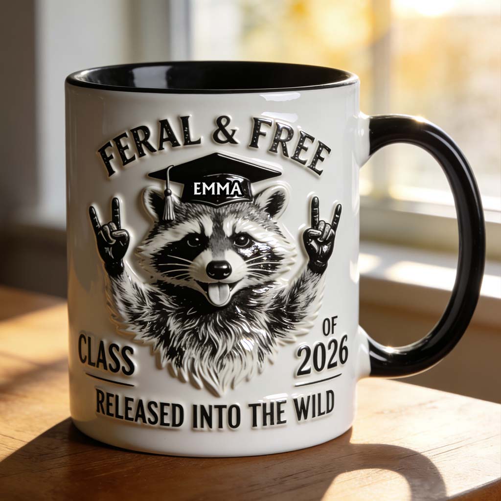 Funny Graduation Gifts - Personalized Graduation Accent Mug