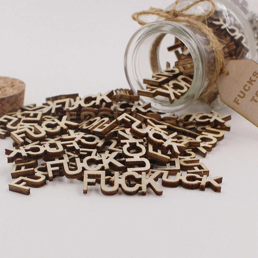 Jar Of Wooden F - Jar Of F