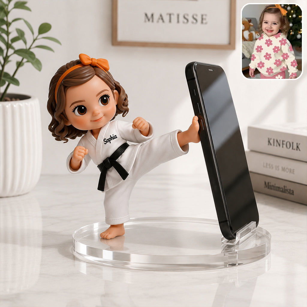 Funny Gift For Parents - Personalized Kid Phone/ Tablet Holder Stand