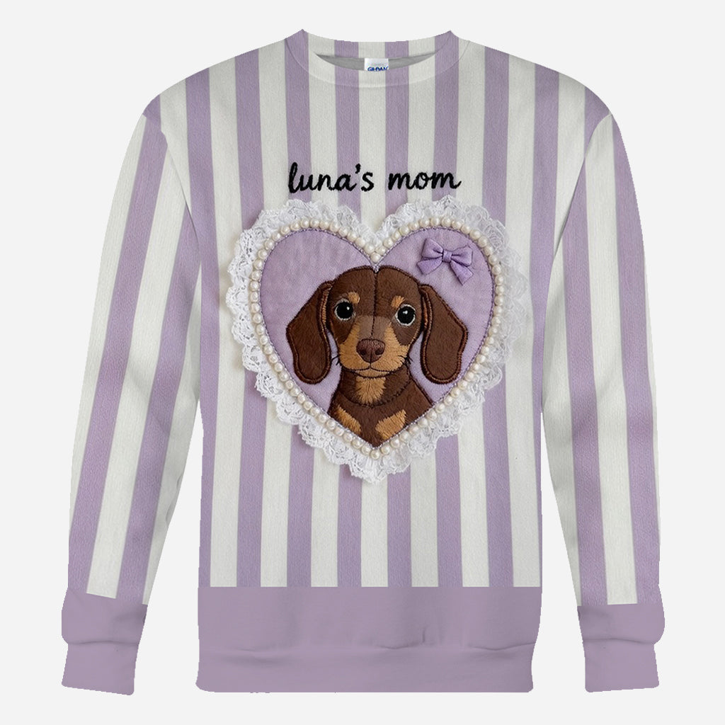 Custom Gift For Fur Mom - Personalized Dog All Over Shirt