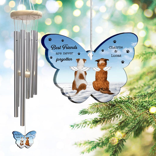 Best Friends Are Never Forgotten - Personalized Dog Wind Chime