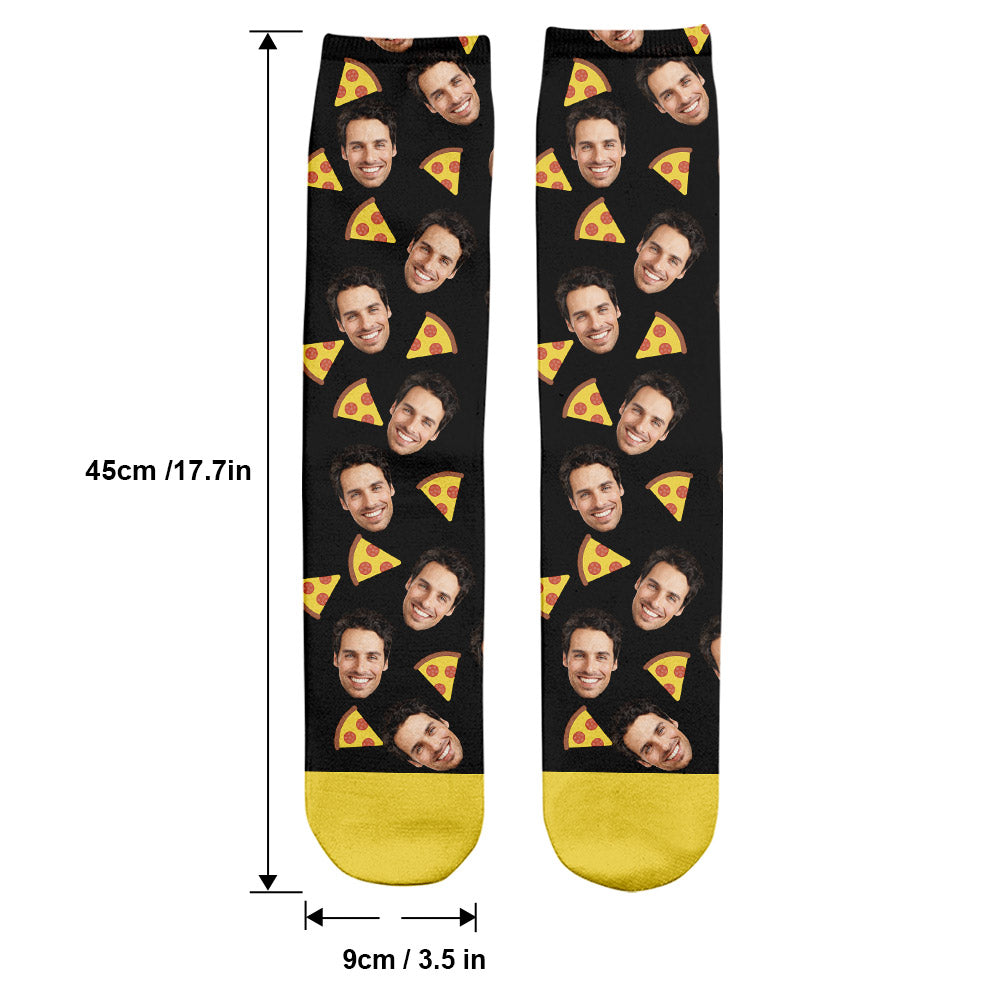 Funny Icon Pattern - Personalized Step Dad Socks