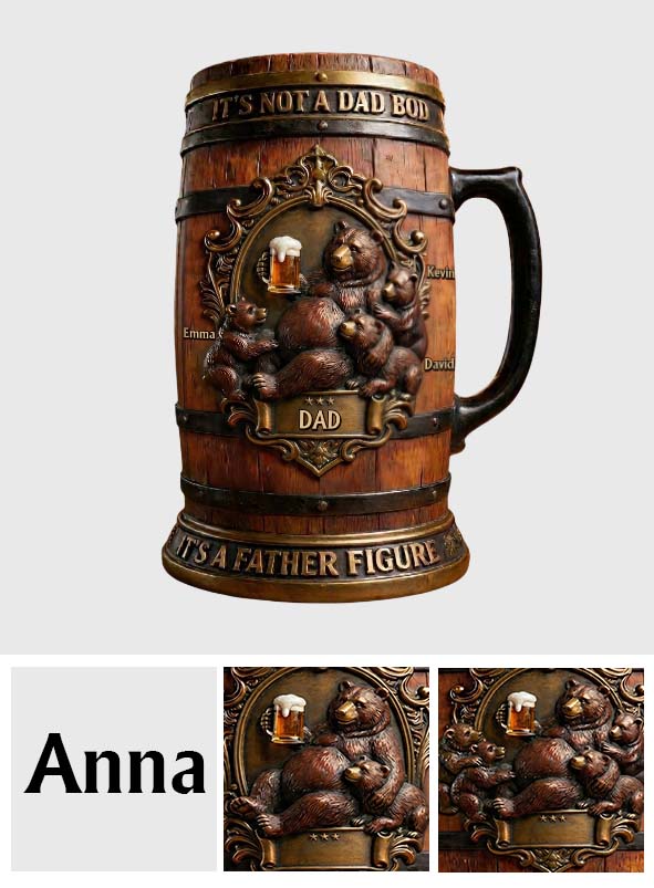 It's Not A Dad Bob - Personalized Father Beer Stein