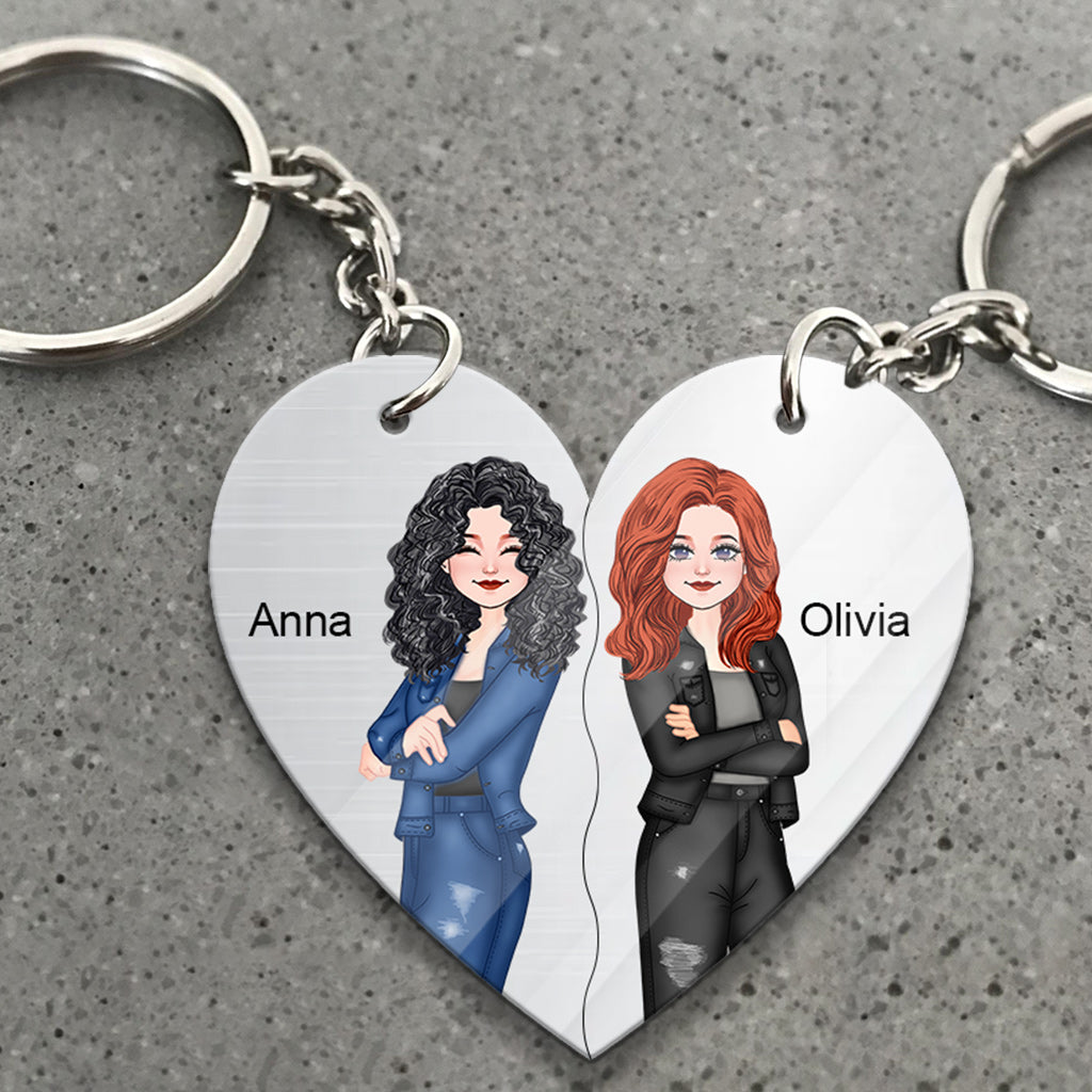 Funny Keychain For Best Friends - Gift for friend - Personalized Keychain