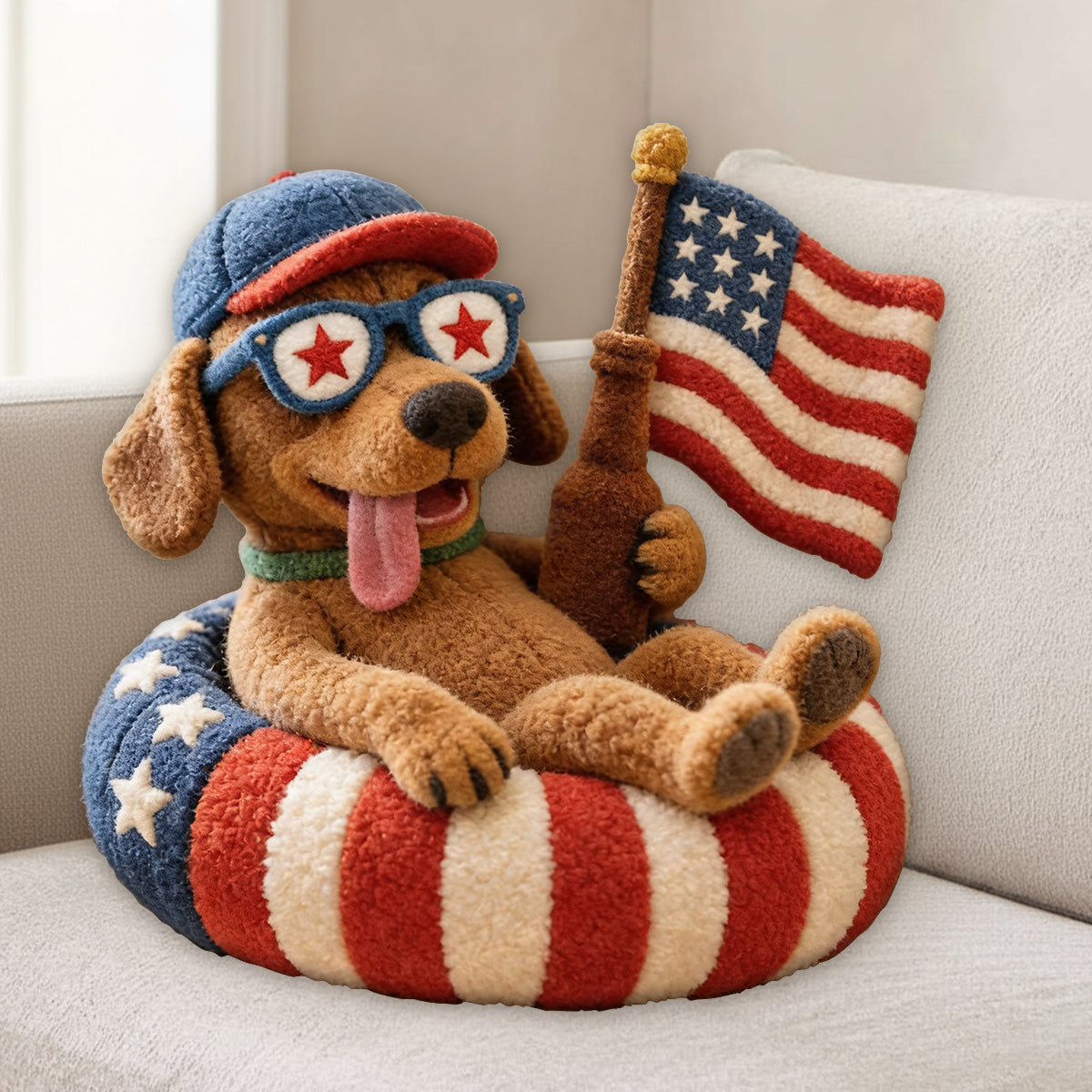 Gift for Pet Lovers - Personalized Dog Premium Faux Fur Pillow