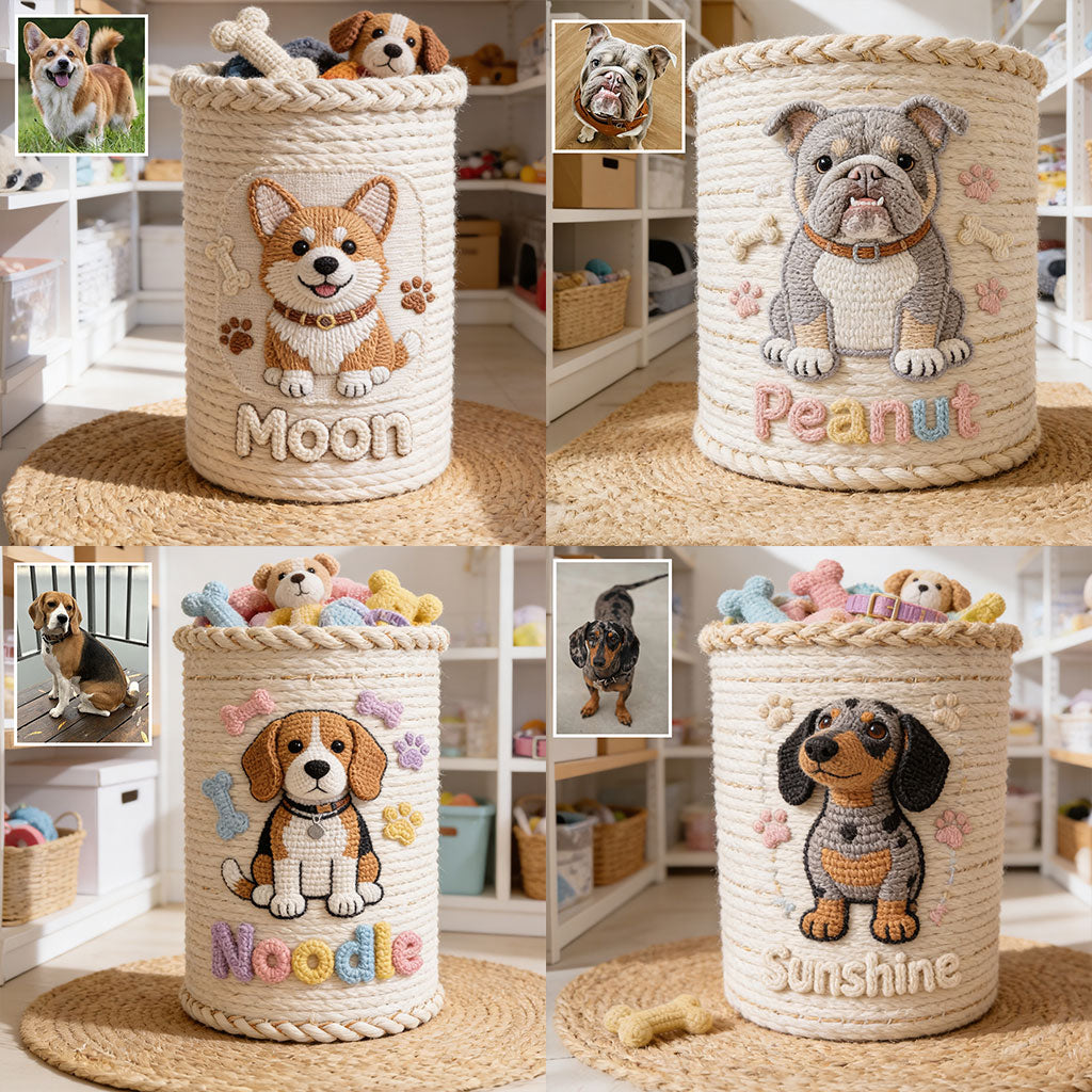 Best Dog Ever - Personalized Dog Storage Basket
