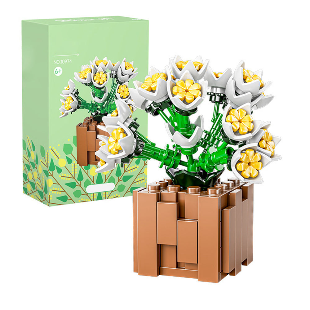 Botanical Flower Building Bricks - Personalized Botanical Flower Building Bricks