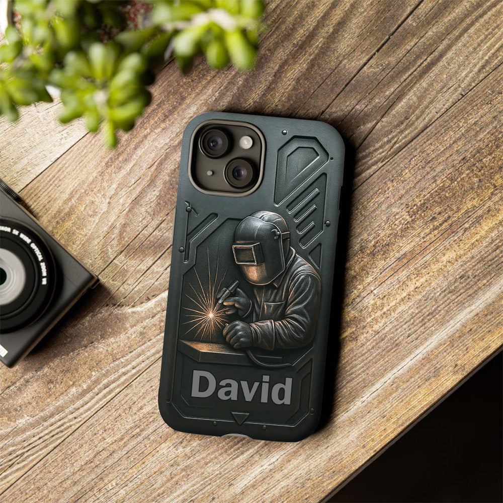 Cool Welder Men - Personalized Welder Full Print Phone Case