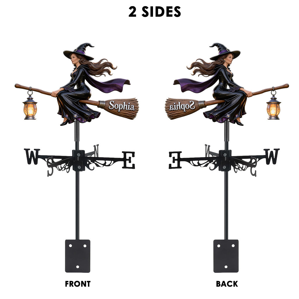 Custom Any Photo - Personalized Witch Weather Vane