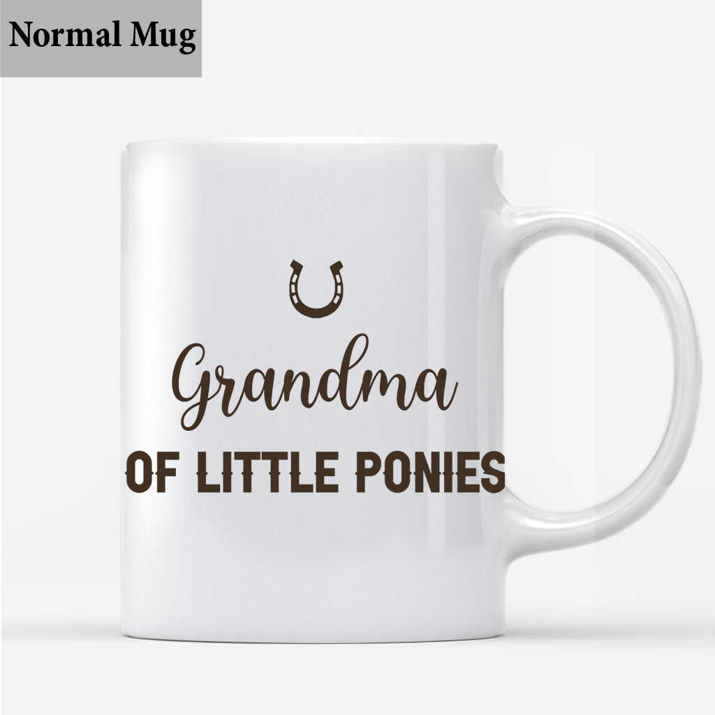 Daddy's Little Ponies - Horse gift for dad,grandpa, husband, him - Personalized Mug
