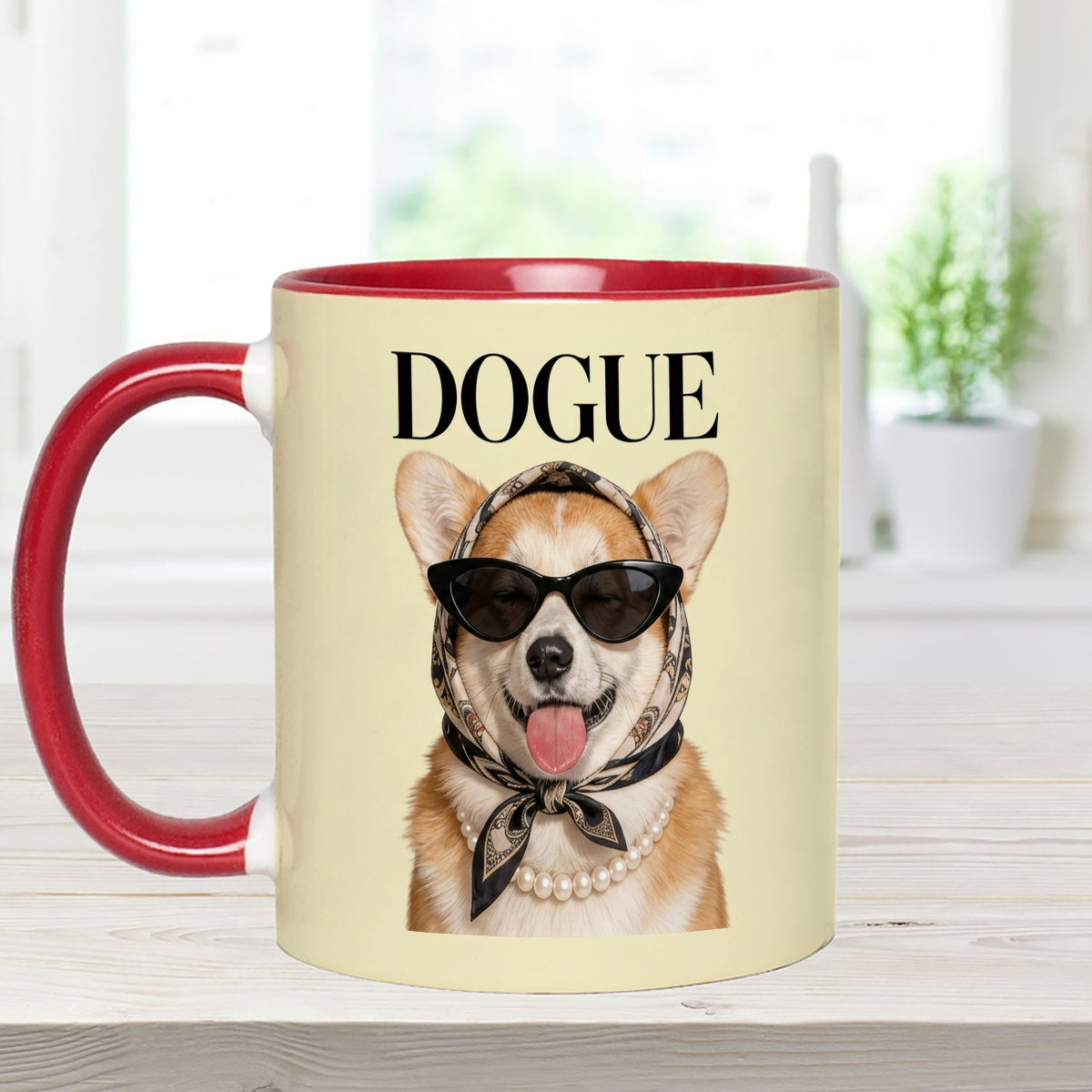 Funny Dog Lovers Gift - Personalized Dog Set Accent Mug with Acrylic Stirrers