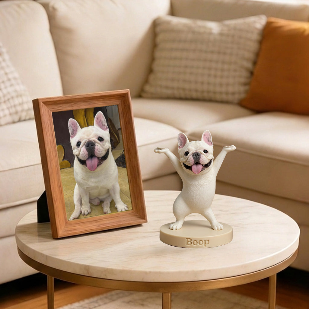 Cute Pen/ Bluetooth Earphone Holder Desk Accessories for Pet Owner - Personalized Dog Premium 3D Figurine