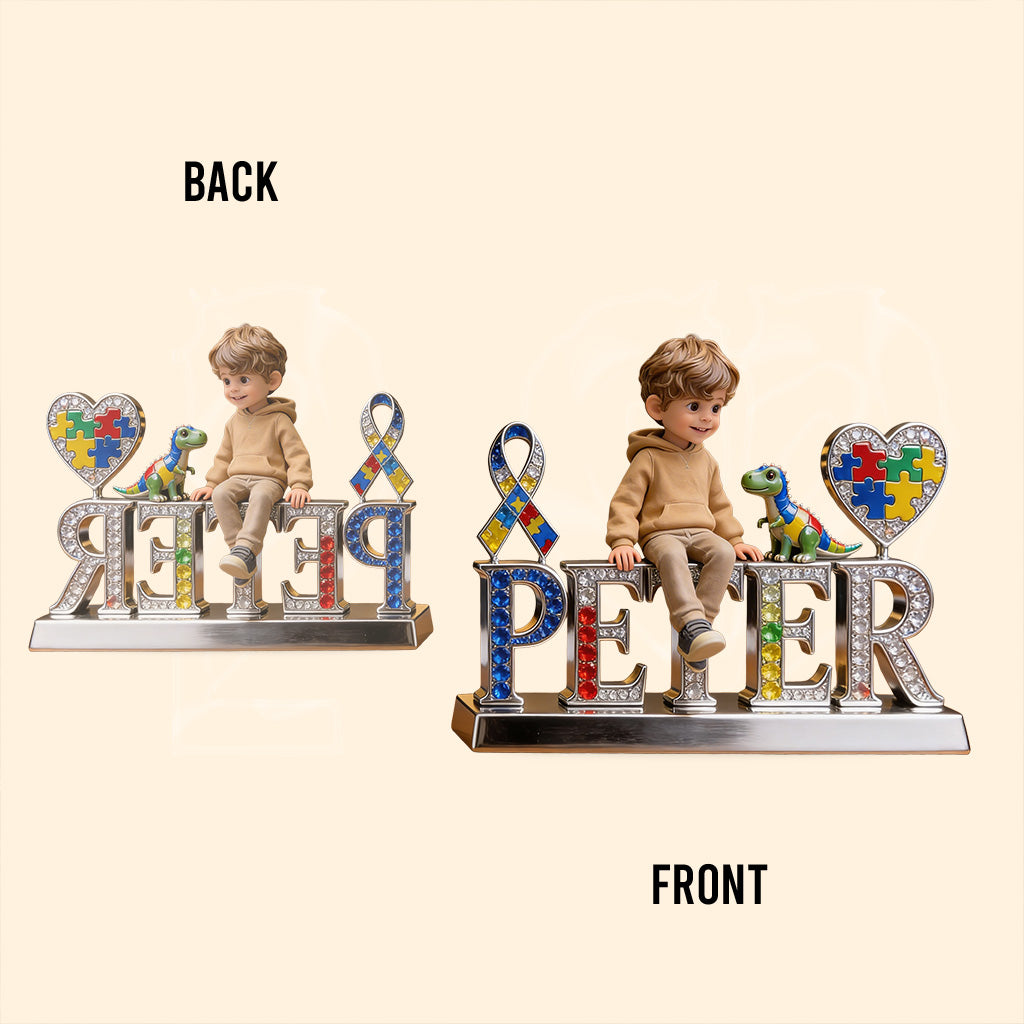 Autism Awareness - Personalized Autism Awareness Custom Shaped Acrylic Plaque