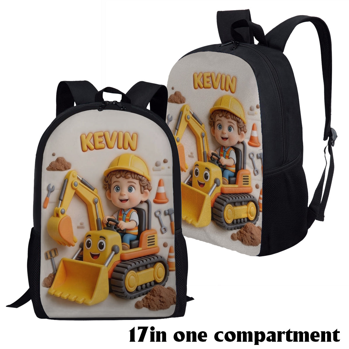 Custom Any Photo Perfect Gift For Kids - Personalized Kid Multifunctional Backpack