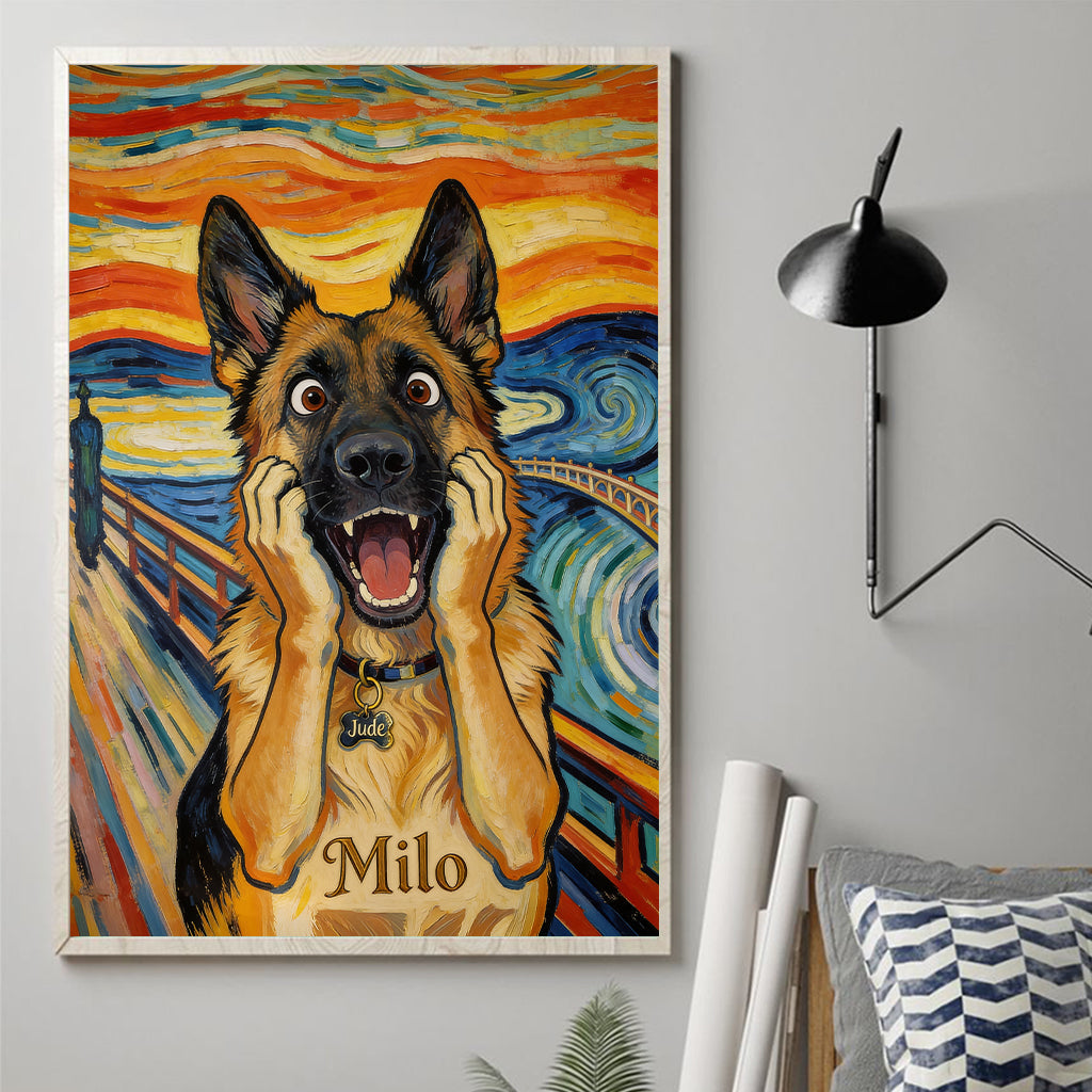 Custom Any Photo, Funny Pet - Personalized Dog Canvas And Poster