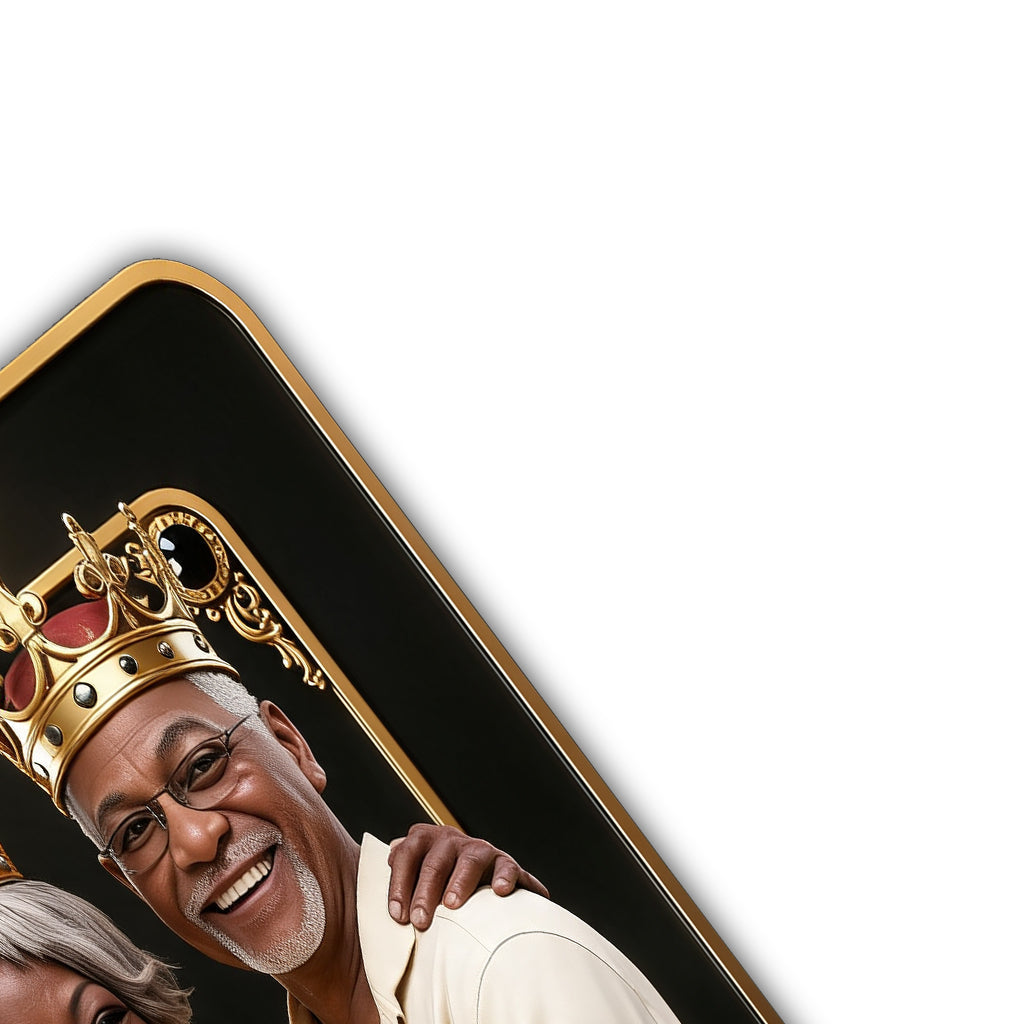 Custom Any Photo King & Queen - Personalized Couple Cut Metal Sign