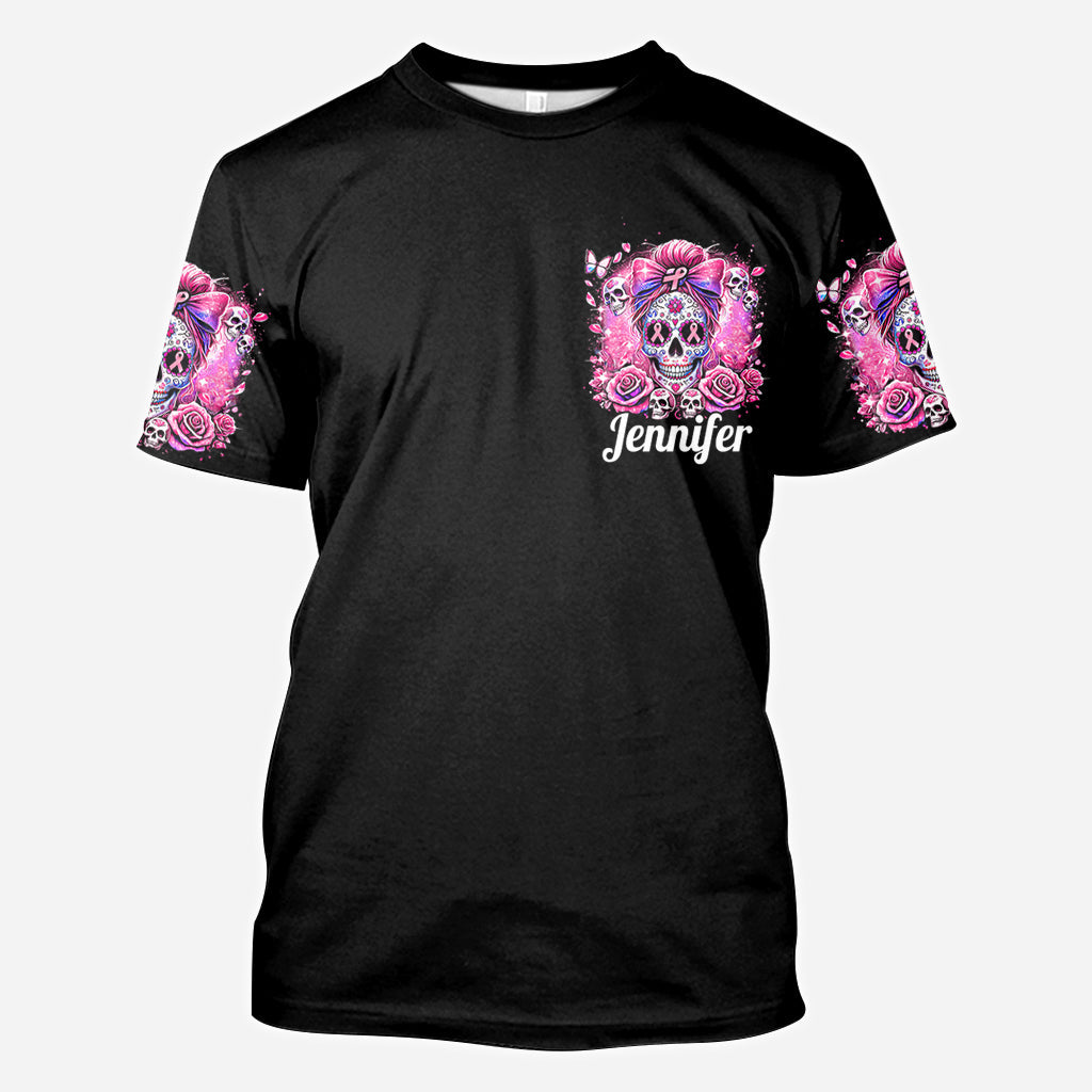 In October We Wear Pink - Personalized Breast Cancer Awareness All Over Shirt