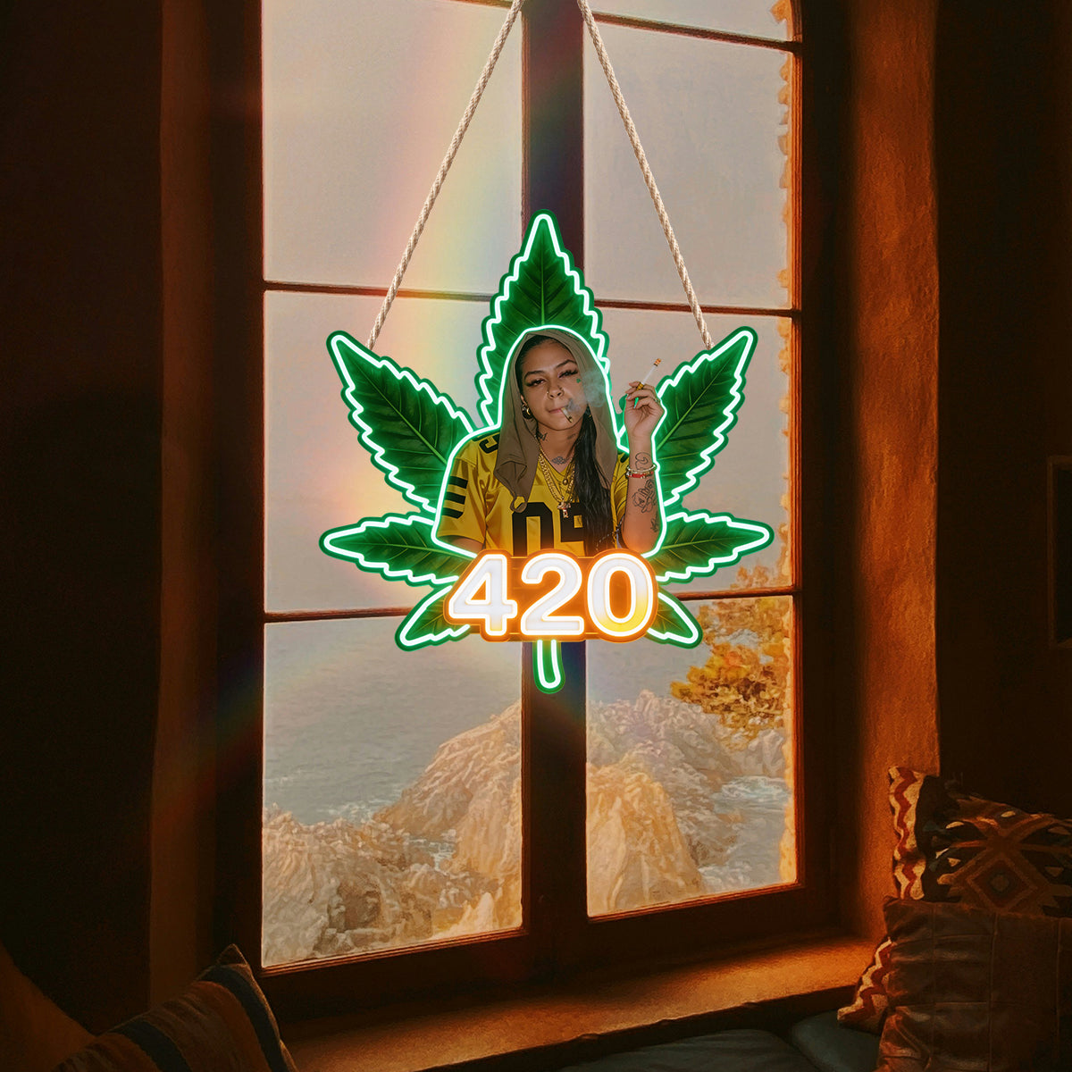High Life Neon Light - Personalized Weed LED Light Acrylic Sign
